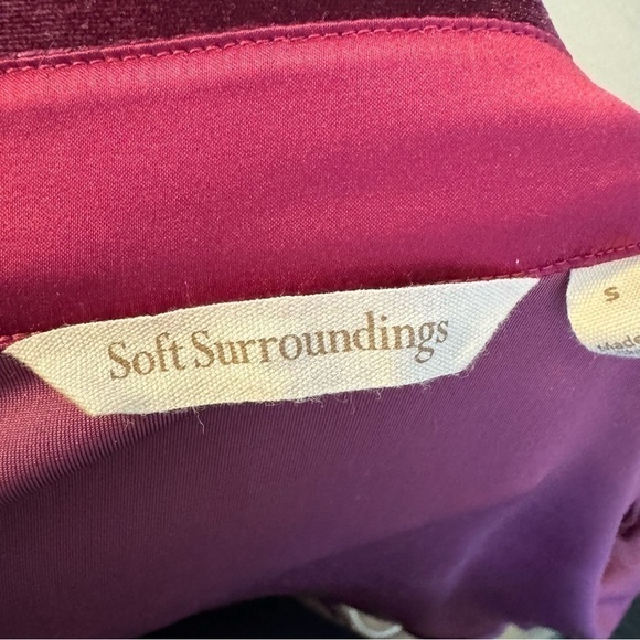 Soft Surroundings Velvet Boyfriend Tunic Shirt - Picture 2 of 9